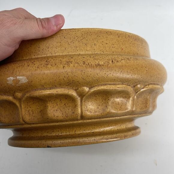 Vintage Haeger Pottery large round ceramic bowl planter - Picture 6 of 6
